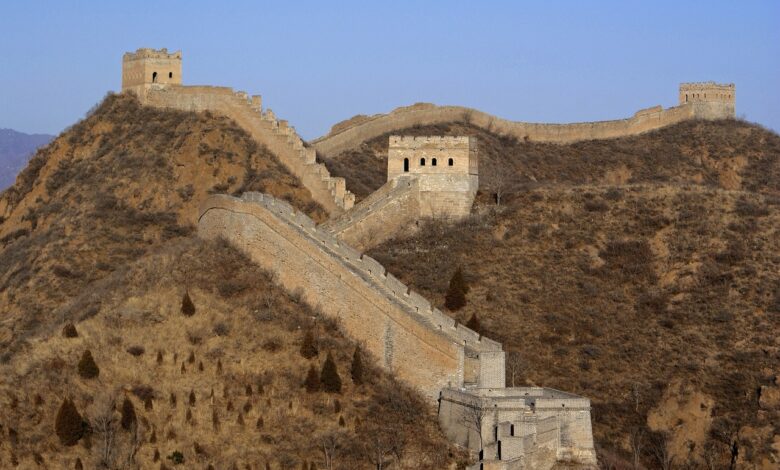 great wall of china, china, sightseeing