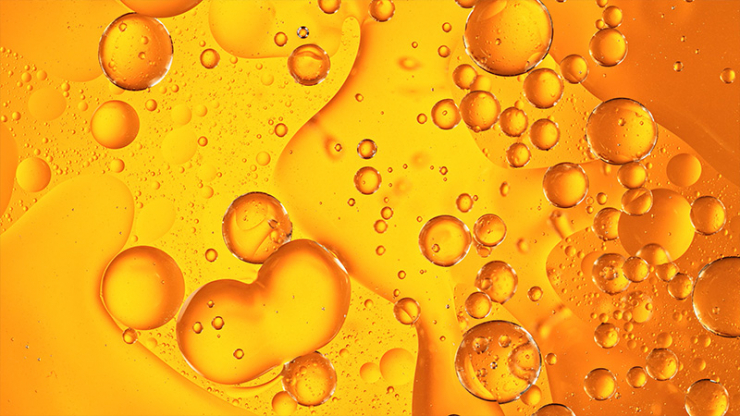 oil droplets in water