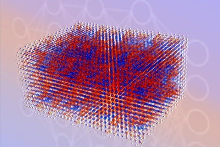 Deep learning simulation footage of over 10,000 beryllium atoms